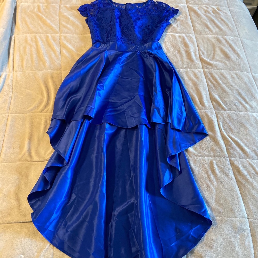 NWOT Blue High-Low Dress (retails at $24)